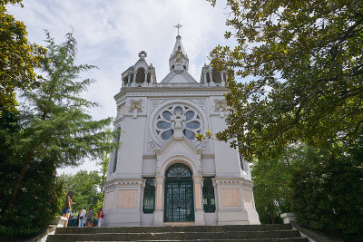 在葡萄牙的Oliveira de Azemeis的Parque de La Salette Park