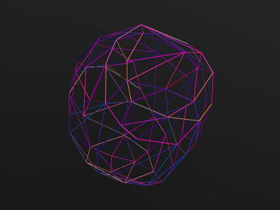 抽象的3 d渲染