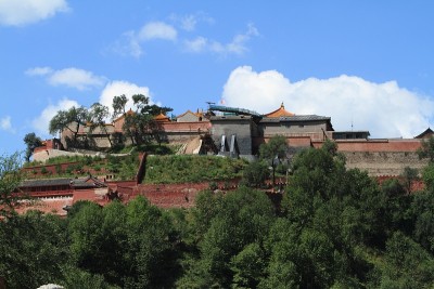 中国五台山的德普赛德坦普尔