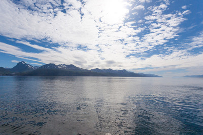 航行在贝格尔海峡，美丽的阿根廷风景