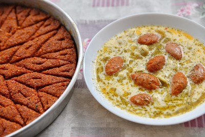 阿拉伯肉开胃菜kibbeh