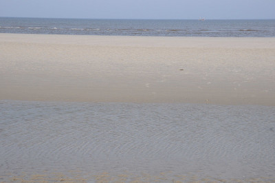 北海的日落