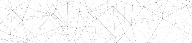 数字信号处理算法，矢量线与圆点相连，宽横幅或标题背景