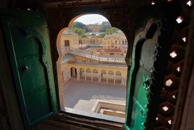 印度斋浦尔的Hawa Mahal(风之宫)