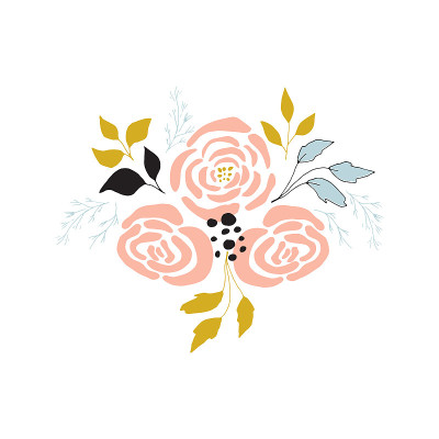 手绘花束