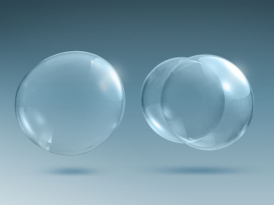 透明的肥皂或水会起泡