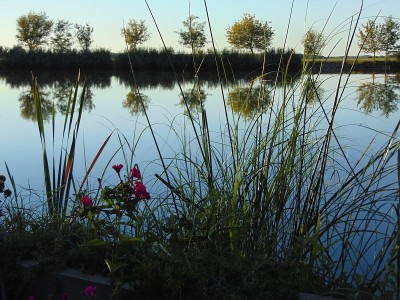 Blue lake