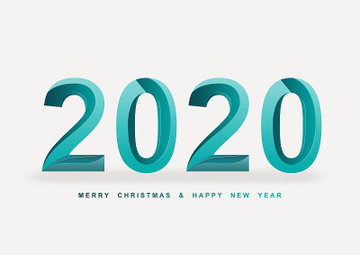 2020新年金字背景