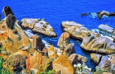 台湾海岸地质构造，和平岛公园