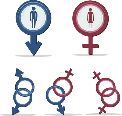 男人和女人用图标