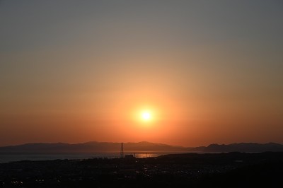 日落在室兰