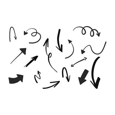 设置箭头标记手绘样式