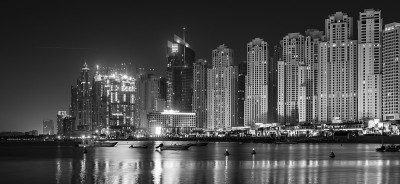 迪拜码头的早晨