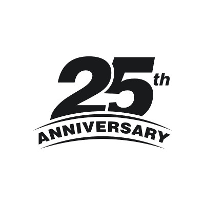 25th Years Anniversary Celebration Vector Stock Il