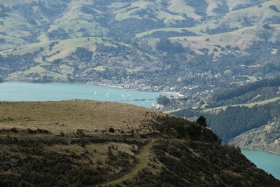 俯瞰Akaroa