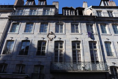 典型的房子在Besançon