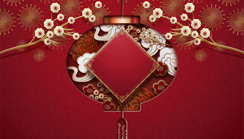 空白的春联