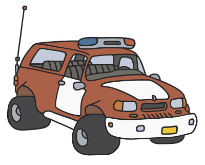 搞笑消防巡逻车