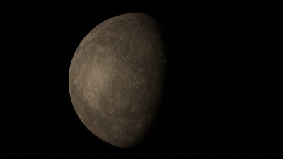 水星旋转。
