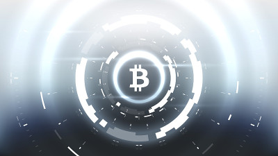 比特币加密货币矢量图