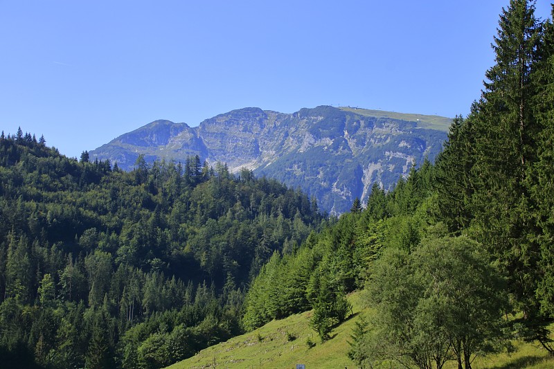 在巴伐利亚州特劳恩斯坦地区附近的基姆高阿尔卑斯山