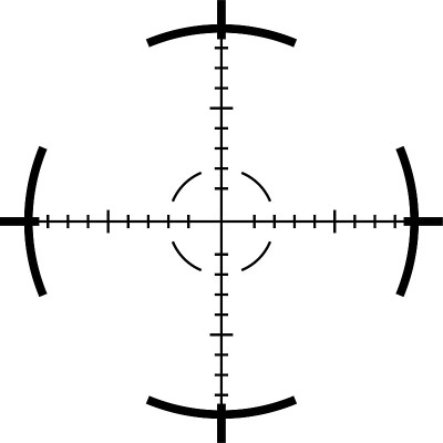 目标范围矢量插图材料