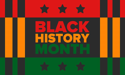 Black History Month. African American History. Cel