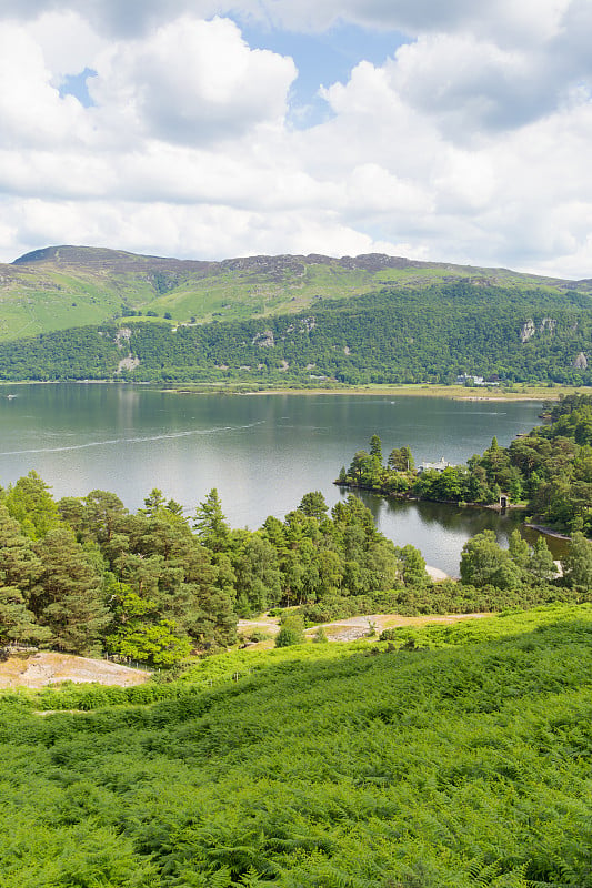 Brandelhow Bay Derwent water Lake District Cumbria