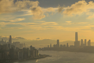魔鬼峰一览香港维多利亚港