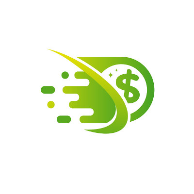 Fast Coin Logo designs concept vector, Fast Cash l