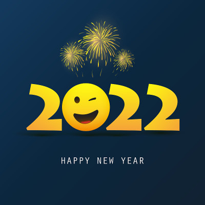 新年卡背景- 2022