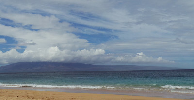 加勒比海景观海浪