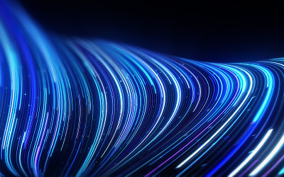 抽象的背景。数字技术连接概念。