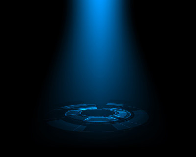Technology background on a blue background