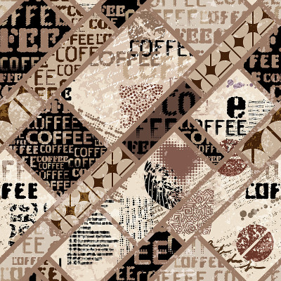 咖啡。抽象的棕色背景的咖啡豆