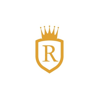 字母R皇家标志矢量图标插图