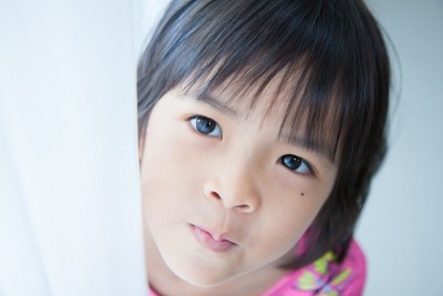 快乐的小女孩
