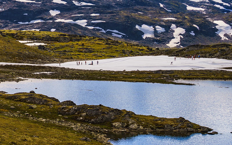 Sognefjellet越野滑雪，挪威