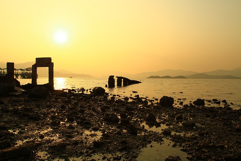 马鞍山的海岸线