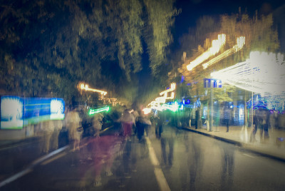 城市光
