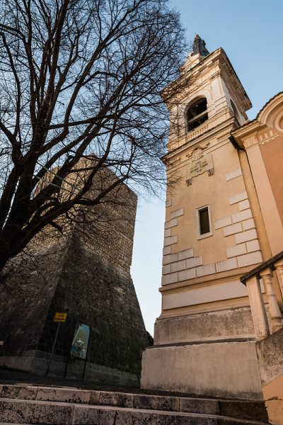 日落时分，钟楼，Ciociaria, Valle di Comino, Frosinone