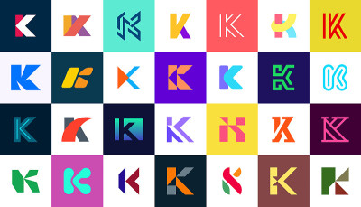 抽象标志集合与字母K