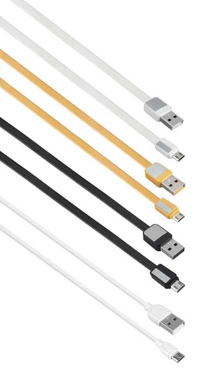 USB和microrousb连接器用连接线，电子设备连接器，电子元器件，电脑配件