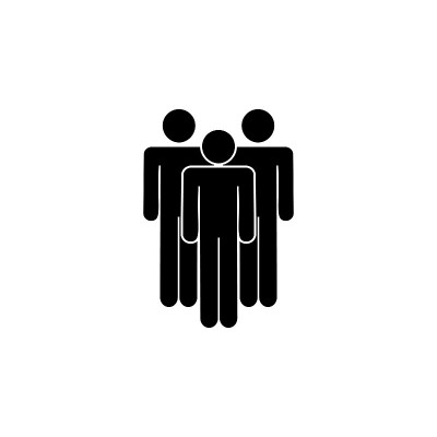 人，组，三个图标。元素的一组人图标。优质的图形设计图标。标志和符号收集图标为网站，网页设计