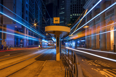 香港中环夜景