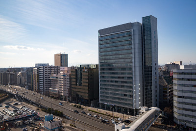 新横浜の街並み