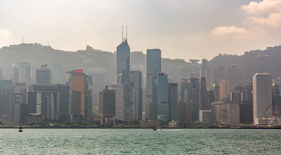 中国香港维多利亚港。