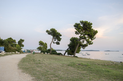 克罗地亚布里奥尼附近佩罗伊海滩