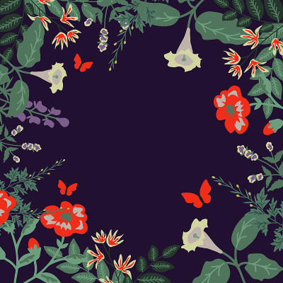 魔法花园背景
