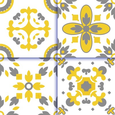 Azulejos Portuguese tile floor pattern